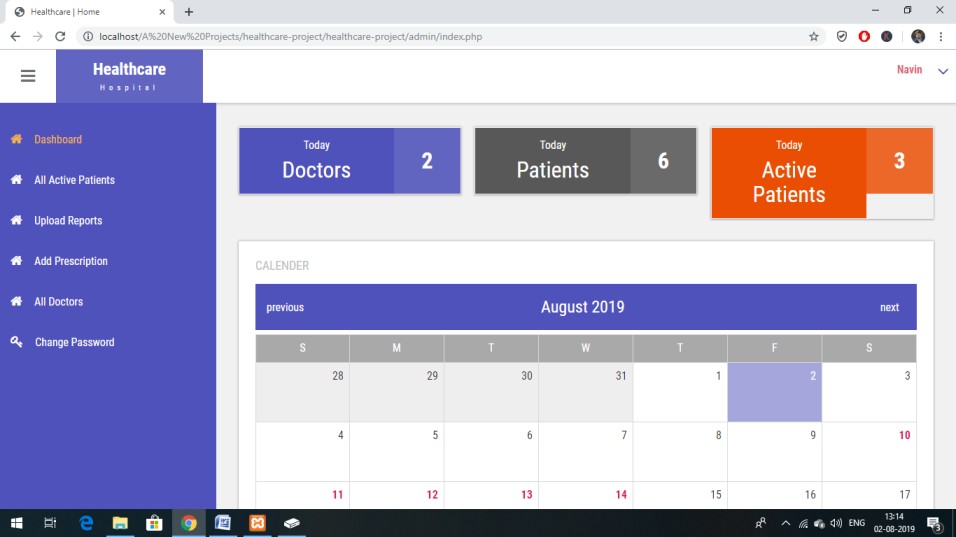 Hospital Management Project In PHP With Source Code